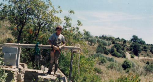 Domaine Pontet Fronzèle, construction de la réserve d'eau